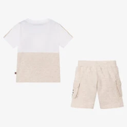 AIGNER Boys Beige Cotton Jersey Shorts Set 5 AIGNER Boys Beige Cotton Jersey Shorts Set -The Little Outfit Sales Store aigner boys beige cotton jersey shorts set 483021 c6ac92ad41150f0ade0aba5120d884f9f0aa1324