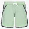 AIGNER Boys Green Cotton Shorts