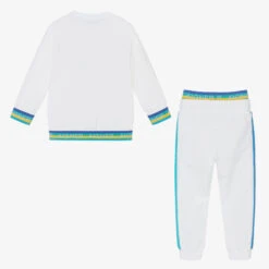 AIGNER Boys White & Blue Logo Tracksuit -The Little Outfit Sales Store aigner boys white blue logo tracksuit 482936 8c0b8a40c2df20c9aaaffb784143f3e734d70221