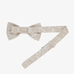 Alviero Martini Beige Geo Map Bow Tie (8cm) -The Little Outfit Sales Store alviero martini beige geo map bow tie 8cm 425965 59ce10495dbdecf3863b49049b0a792be5daf904