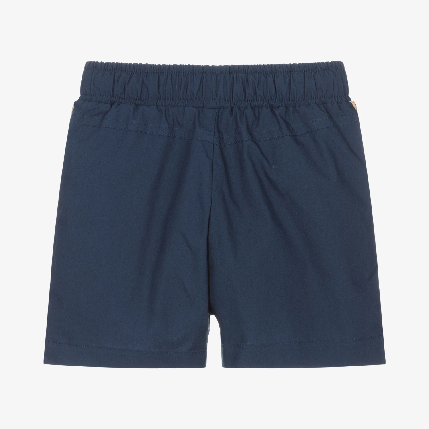 Alviero Martini Boys Blue Geo Map Cotton Shorts 2 Alviero Martini Boys Blue Geo Map Cotton Shorts - Image 2