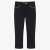 Alviero Martini Boys Navy Blue Cotton Trousers