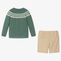 Artesanía Granlei Boys Green & Beige Shorts Set 8 Artesanía Granlei Boys Green & Beige Shorts Set -The Little Outfit Sales Store artesania granlei boys green beige shorts set 470941 f16b23c1a6eb48e586046ae5907d0e6f366a12ce