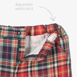 Artesanía Granlei Boys Red Check Cotton Trousers -The Little Outfit Sales Store artesania granlei boys red check cotton trousers 471014 5f9d44c708fb81cd290d355b83af94a5daf3e077