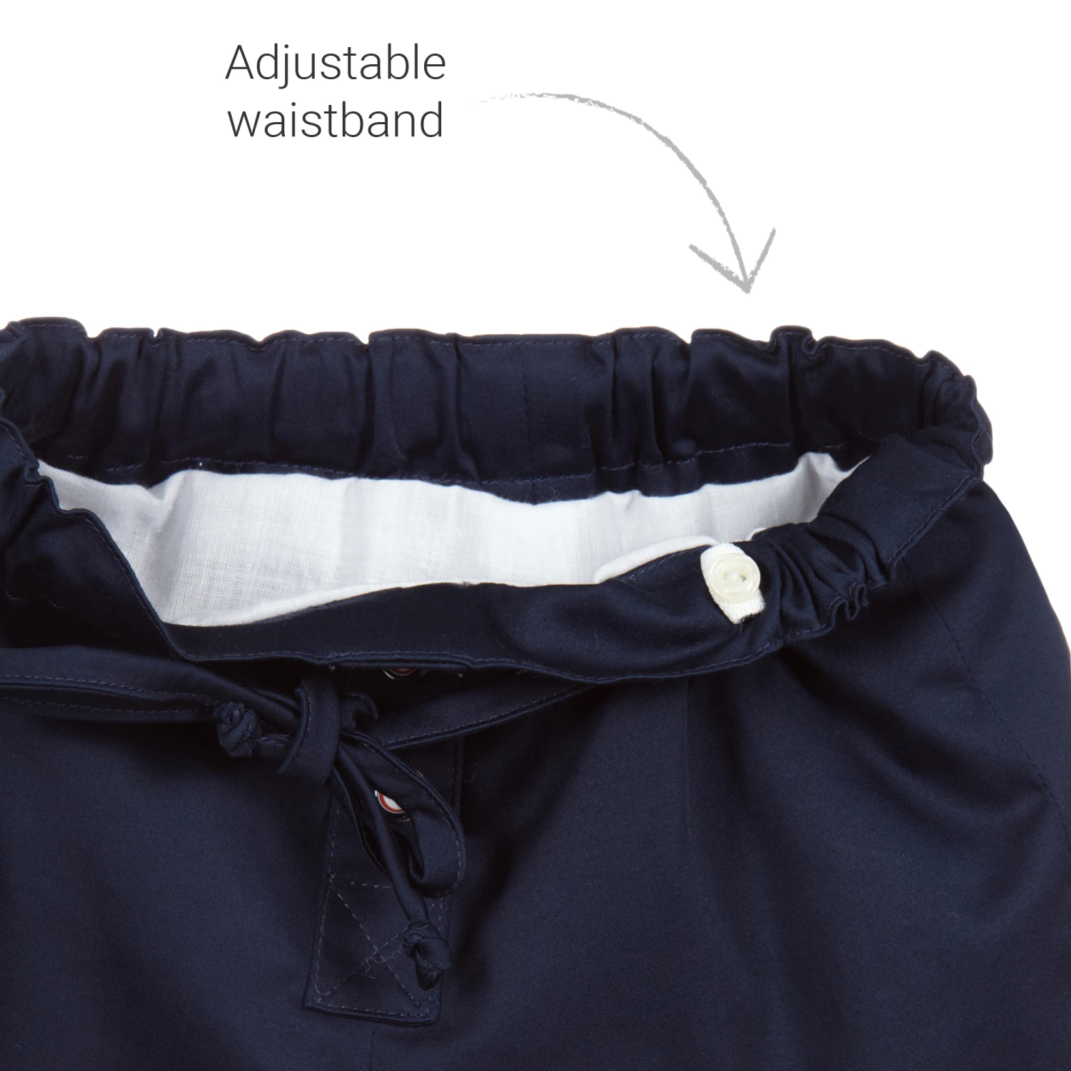 Artesanía Granlei Navy Blue Shorts Set 5 Artesanía Granlei Navy Blue Shorts Set - Image 5