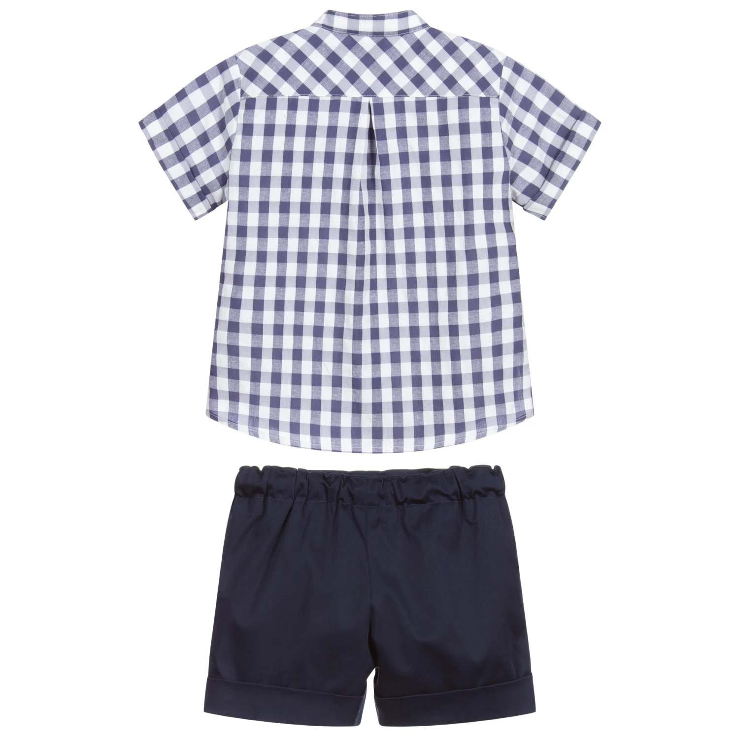 Artesanía Granlei Navy Blue Shorts Set 4 Artesanía Granlei Navy Blue Shorts Set - Image 4