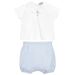 Babidu Blue Cotton Shorts Set -The Little Outfit Sales Store babidu blue cotton shorts set 304174 edb5faf753bcf908059e9f8ea378d2f8c5bb2775