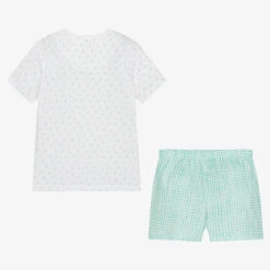 Babidu Boys Green Cotton Check Short Pyjamas -The Little Outfit Sales Store babidu boys green cotton check short pyjamas 514454 3eae53cf8a7af68e311a7dbfaa40aeb2ffd34b8f