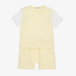 Babidu Boys Yellow Shorts Set