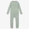 Babidu Green Ribbed Jersey Tracksuit