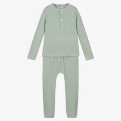 Babidu Green Ribbed Jersey Tracksuit