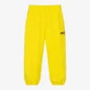 Balenciaga Yellow Logo Cotton Joggers