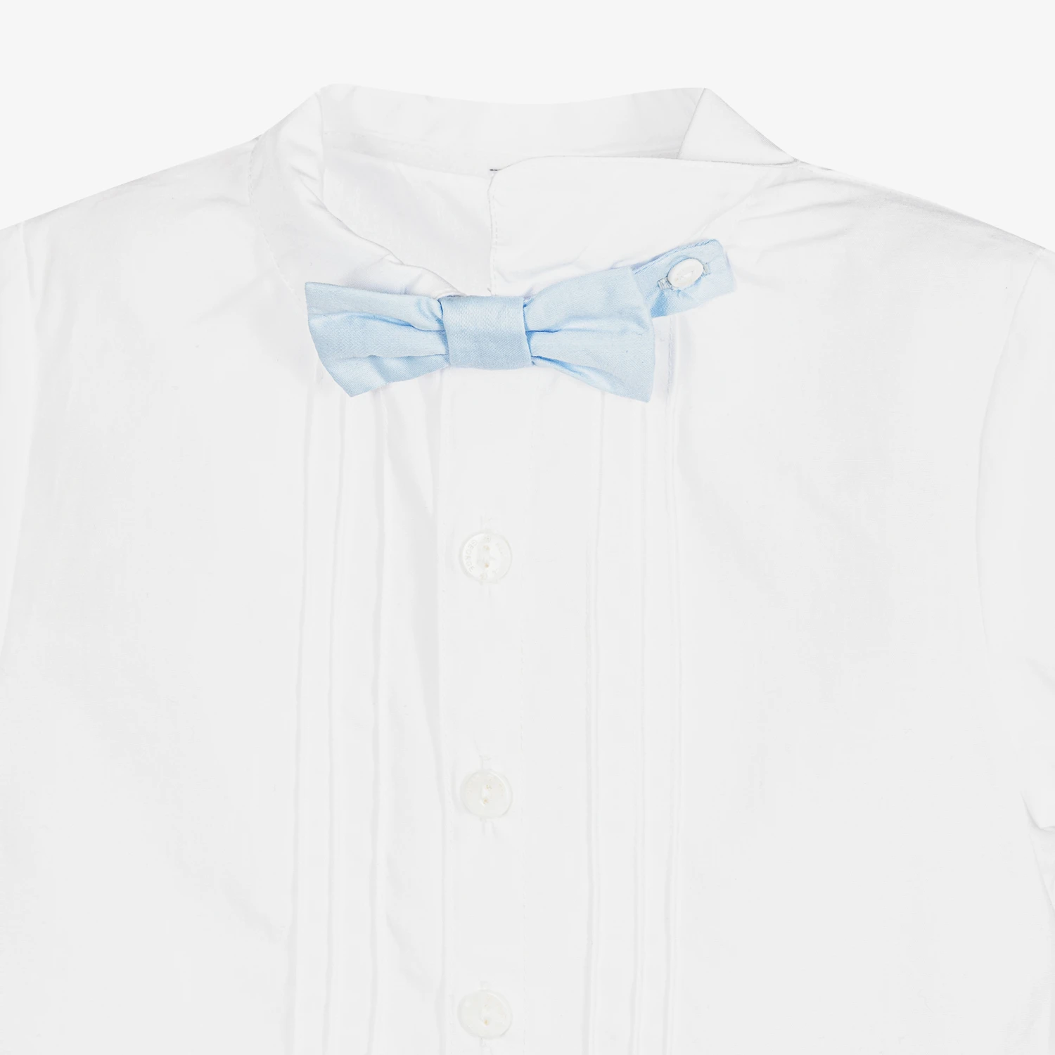 Beatrice & George Boys White Cotton Buster Suit 6 Beatrice & George Boys White Cotton Buster Suit - Image 6