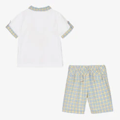 Beau KiD Boys Yellow & Blue Shorts Set -The Little Outfit Sales Store beau kid boys yellow blue shorts set 441050 63d4fe3f9ce1f4dd6f8c3f9a3f343d67578e0240