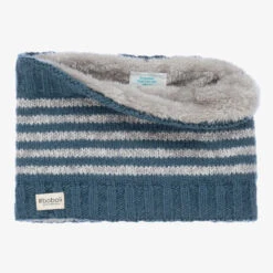 Boboli Blue & Grey Knitted Snood -The Little Outfit Sales Store boboli blue grey knitted snood 397771 254346386a11e8c167a60014e737051228d1684f