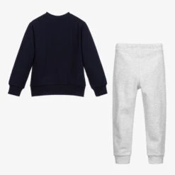 Boboli Boys Blue & Grey Cotton Tracksuit -The Little Outfit Sales Store boboli boys blue grey cotton tracksuit 397860 8d0ceeb69fe16c9130f88862b210437e6bab9673