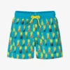 Boboli Boys Blue Pineapple Print Swim Shorts