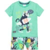 Boboli Boys Green Cotton Shorts Set