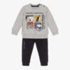 Boboli Boys Grey & Blue Tracksuit