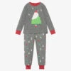 Boboli Grey Festive Jersey Pyjamas