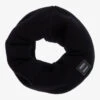 BOSS Boys Black Cotton Logo Snood