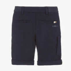 BOSS Boys Blue Viscose Bermuda Shorts 6 BOSS Boys Blue Viscose Bermuda Shorts -The Little Outfit Sales Store boss boys blue viscose bermuda shorts 504629 c40926fe2b76ec511e22add3eaefaf30bc4f0764