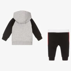 BOSS Boys Grey & Black Tracksuit -The Little Outfit Sales Store boss boys grey black tracksuit 467541 ca7fae0872f01585c22a07fff001813c7be850e3