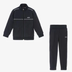 BOSS Boys Navy Blue Logo Tracksuit -The Little Outfit Sales Store boss boys navy blue logo tracksuit 503549 4bde2f897f2b3f786529ca1ea3f4032a36ba2f14