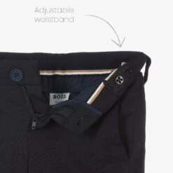 BOSS Boys Navy Blue Wool Trousers -The Little Outfit Sales Store boss boys navy blue wool trousers 467511 3cf5a6946cc2452ce51a0c8407ae09d692ecdfdd