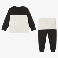 Calvin Klein Jeans Black & Ivory Logo Tracksuit -The Little Outfit Sales Store calvin klein black ivory logo tracksuit 487246 4731a9877d7ab361ff1ef20ca01c8e0dc4a91253