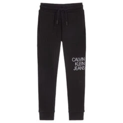 Calvin Klein Jeans Black Organic Cotton Joggers