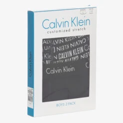 Calvin Klein Boys Black Boxers (2 Pack) -The Little Outfit Sales Store calvin klein boys black boxers 2 pack 148152 790668779a141f0caf3b5a53a1af860bb8856ca8