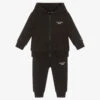 Calvin Klein Jeans Boys Black Logo Tracksuit