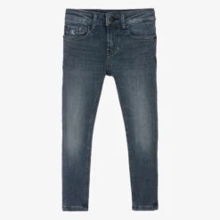 Calvin Klein Jeans Boys Grey Skinny Fit Jeans