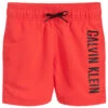 Calvin Klein Boys Red Swim Shorts