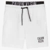 Calvin Klein Boys White Swim Shorts