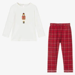 Caramelo Kids Ivory & Red Festive Pyjamas -The Little Outfit Sales Store caramelo kids ivory red festive pyjamas 402081 598efe7c5743bb43180dfdec145b27e4f356ebcb