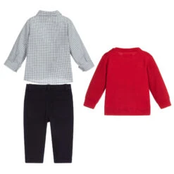 Caramelo Kids Red & Blue Trousers Set -The Little Outfit Sales Store caramelo kids red blue trousers set 338711 1909fdf04536d33dcb4229391134504dc3911479