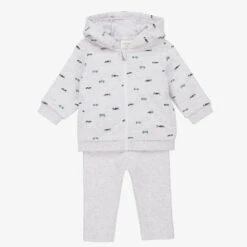 Carrement Beau Carrément Beau Grey Organic Cotton Tracksuit