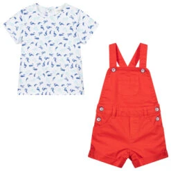 Carrement Beau Carrément Beau Red Dungaree Shorts Set -The Little Outfit Sales Store carrement beau red dungaree shorts set 381208 f09eadb682058f3d3bbca7b9516f90a54d7f3f1a