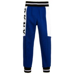DKNY Blue & White Logo Joggers -The Little Outfit Sales Store dkny blue white logo joggers 337244 a4354da4a42ce2549656d361510658ea81b2b168