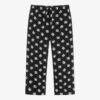 Dolce & Gabbana Black Cotton Crossover DG Trousers