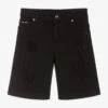 Dolce & Gabbana Boys Black Denim Shorts
