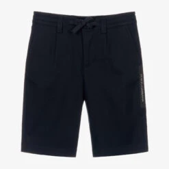 Dolce & Gabbana Boys Blue Gabardine Shorts