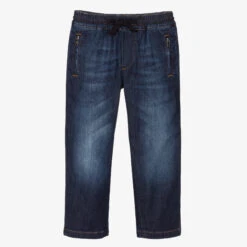 Dolce & Gabbana Boys Blue Pull-On Style Jeans