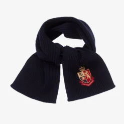 Dolce & Gabbana Boys Navy Blue Knitted Scarf