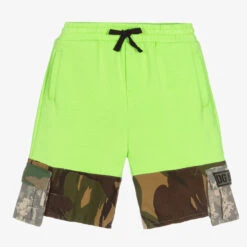 Dolce & Gabbana Green Camouflage Shorts