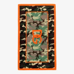 Dolce & Gabbana Green Camouflage Towel (145cm)