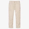 Dr. Kid Boys Beige Stripe Trousers