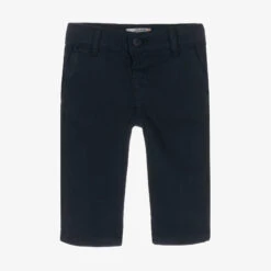 Dr. Kid Boys Blue Cotton Chinos